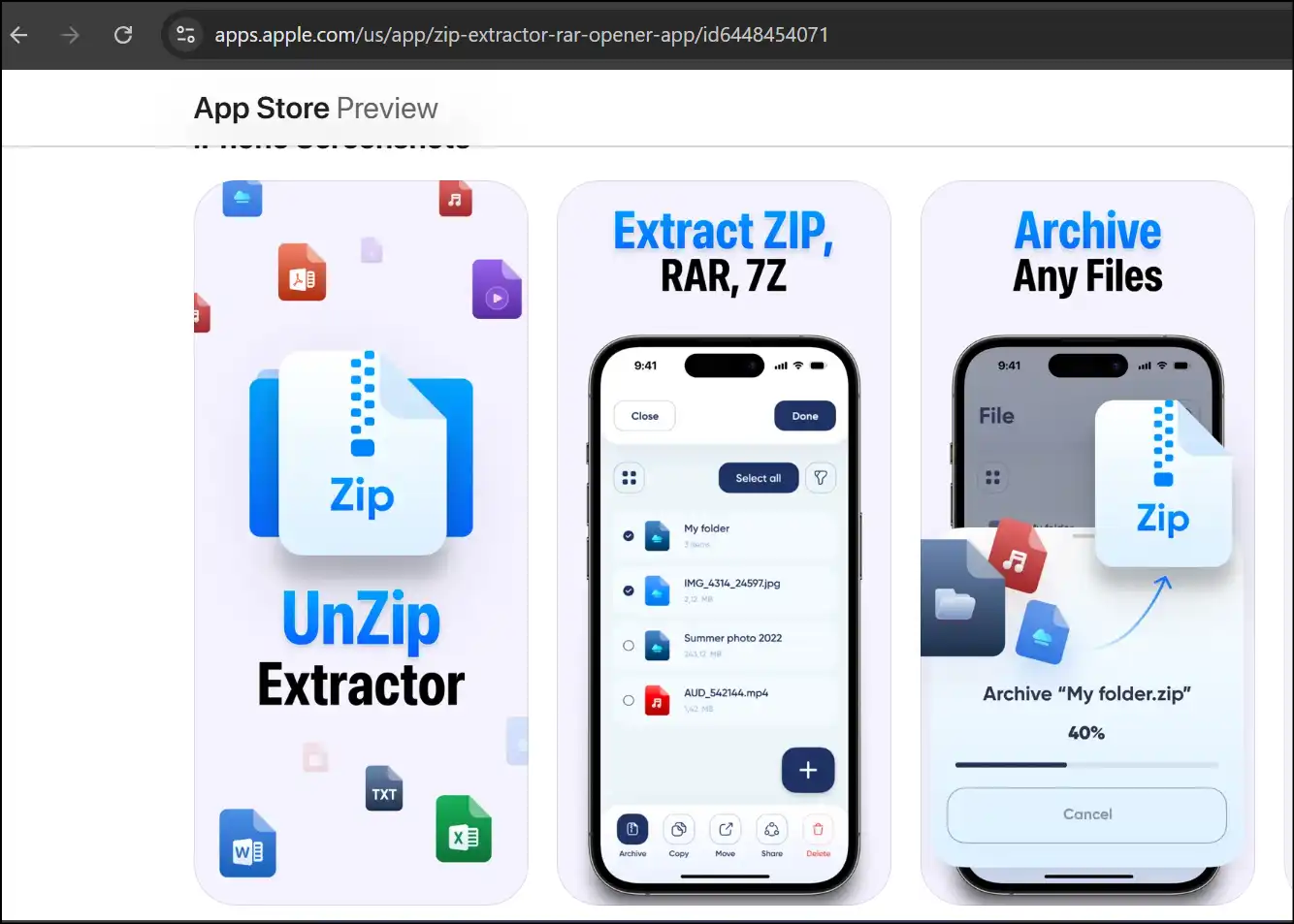 Zip Extractor & RAR opener App