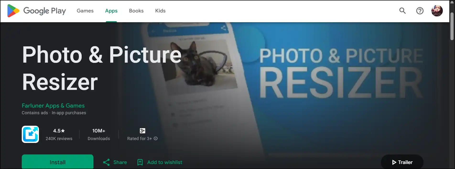Download Photo and Picture Resizer to change aspect photo ratio