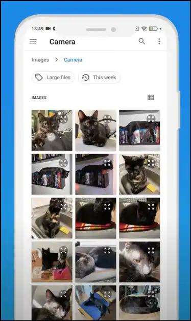 Select photo to change photo aspect ratio on Android with Photo and Picture Resizer