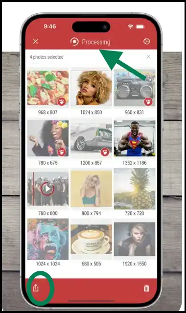 Change photo aspect ratio on iPhone with Desqueeze Pro