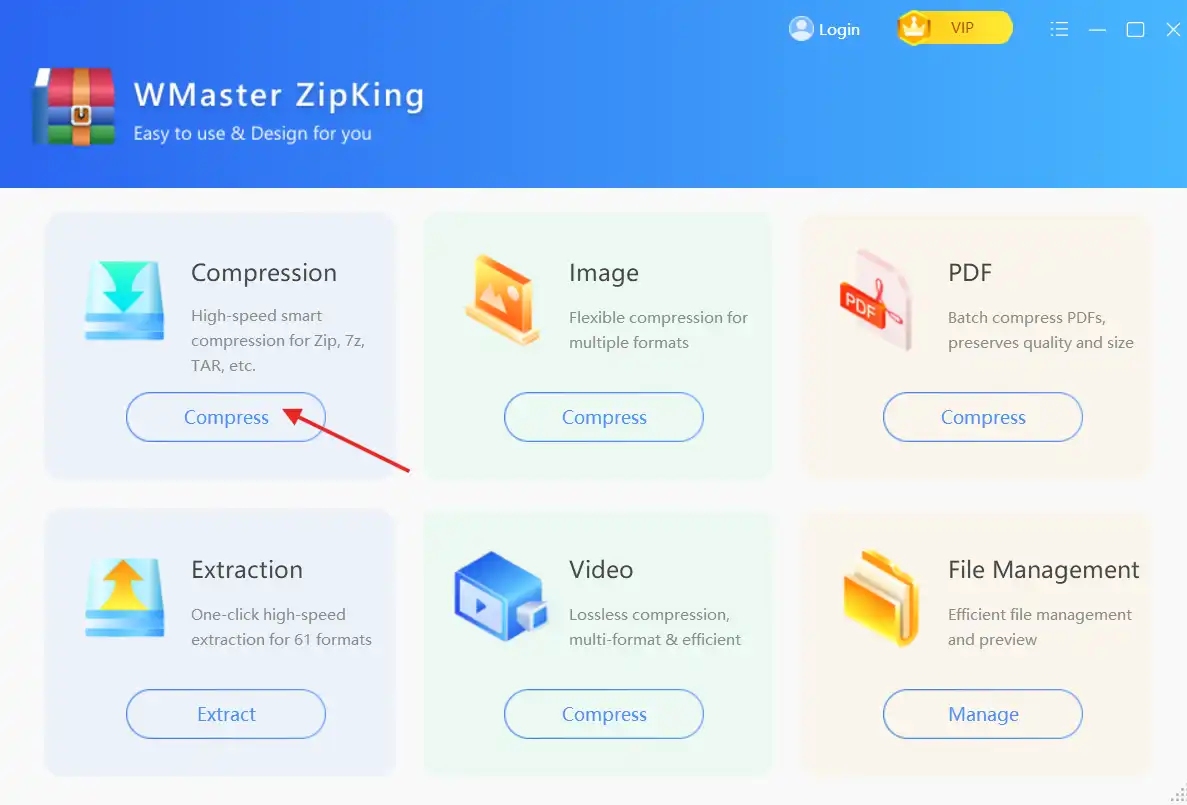 Uploading files on wmaster to create zip files