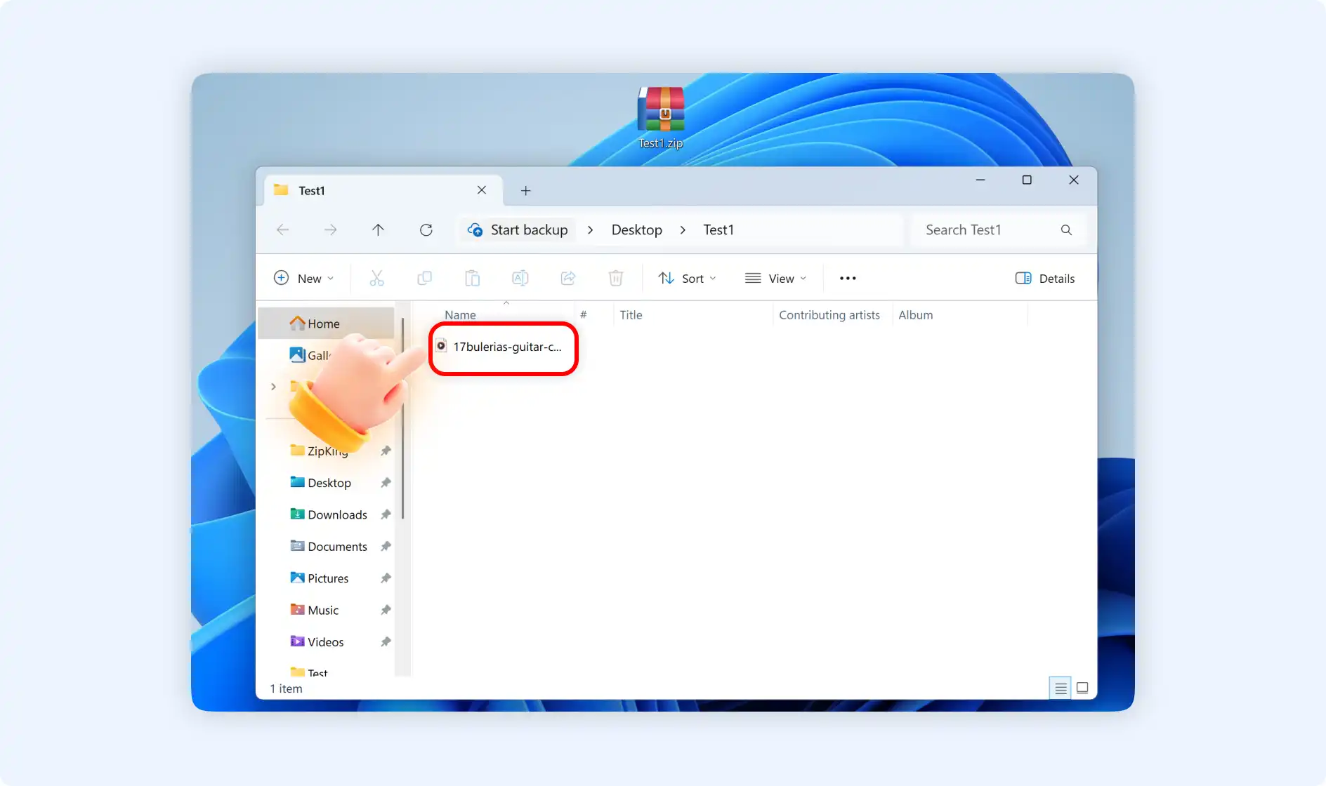 unzip files intelligently then locate teh file place