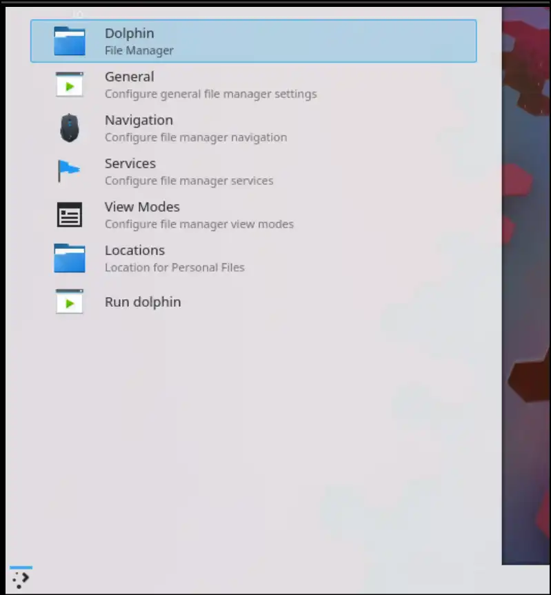 Tap on Dolphin -File Manager to compress folder into ZIP file on Linux
