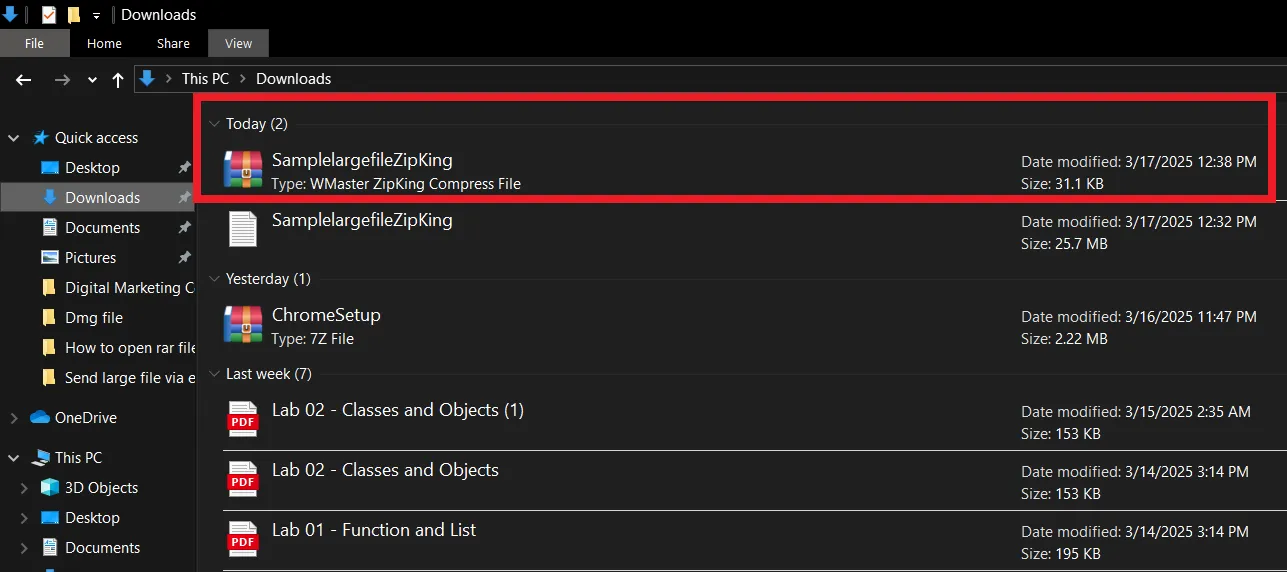 Access Compressed file with the same file or folder name