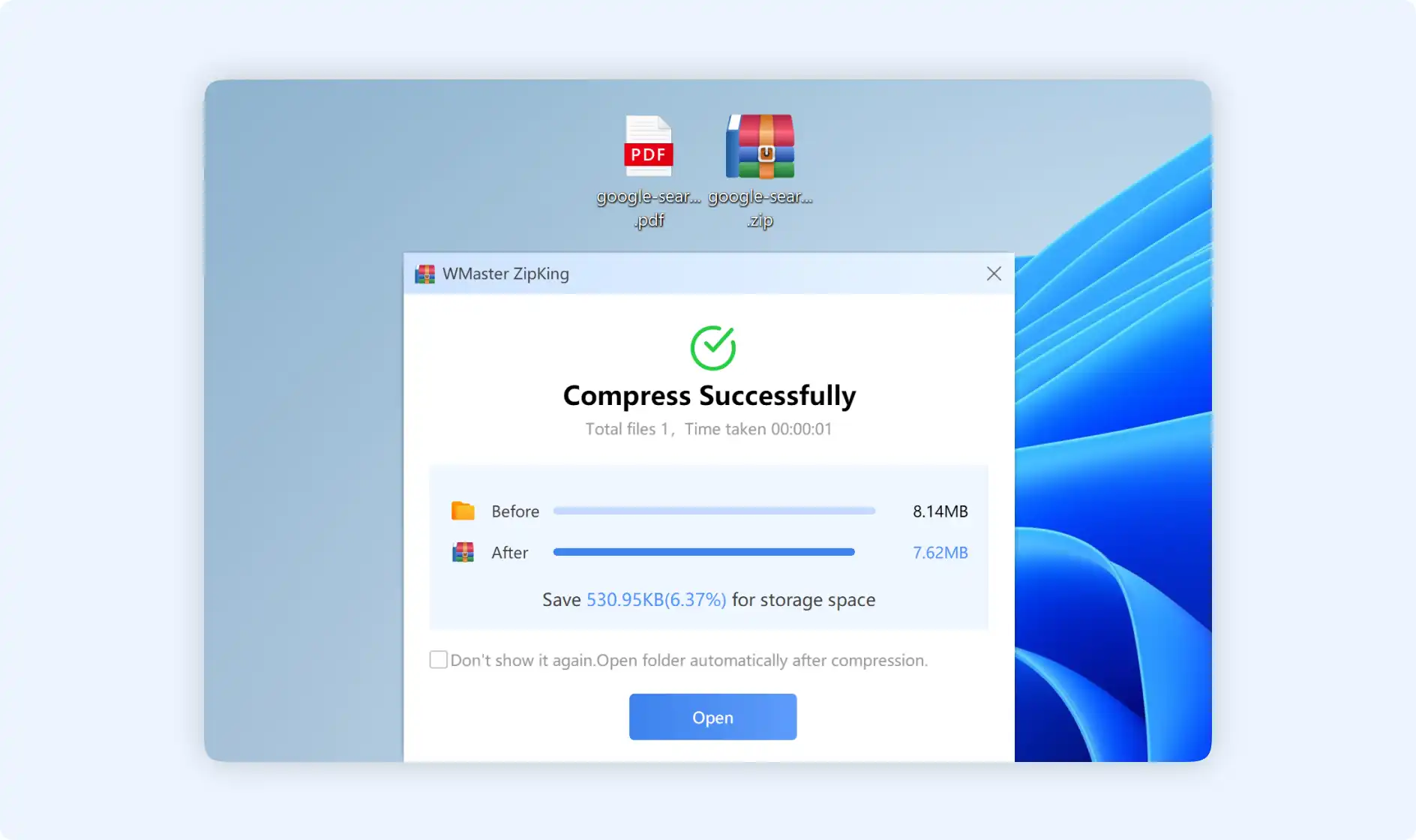 decrease PDF files automatically