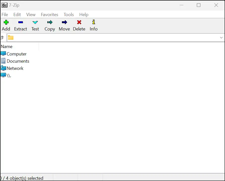 Launch 7-zip to make zip file smaller