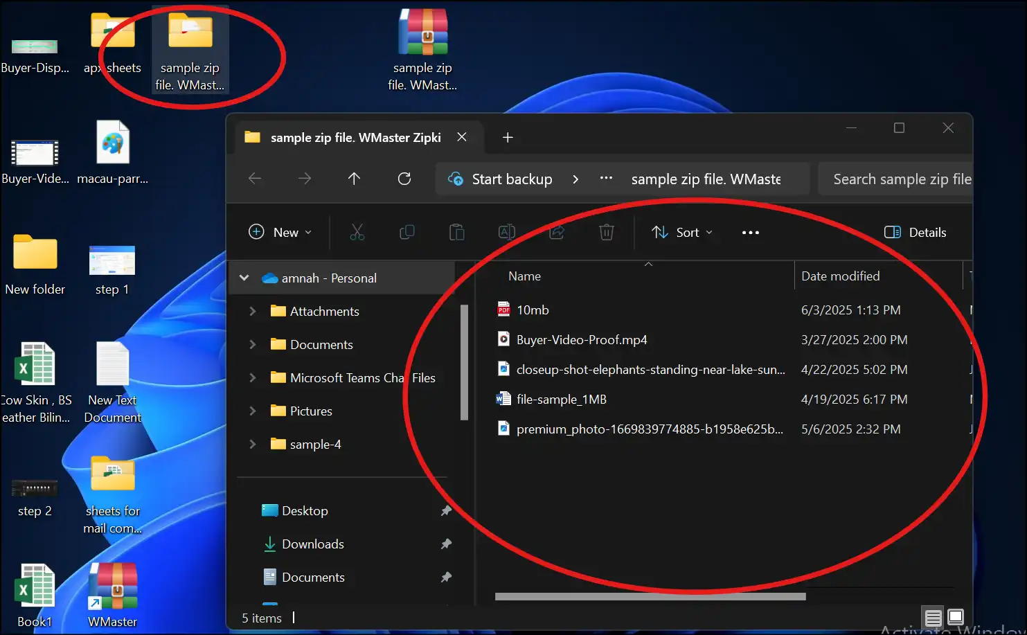 Extracted zip file content to make zip file smaller