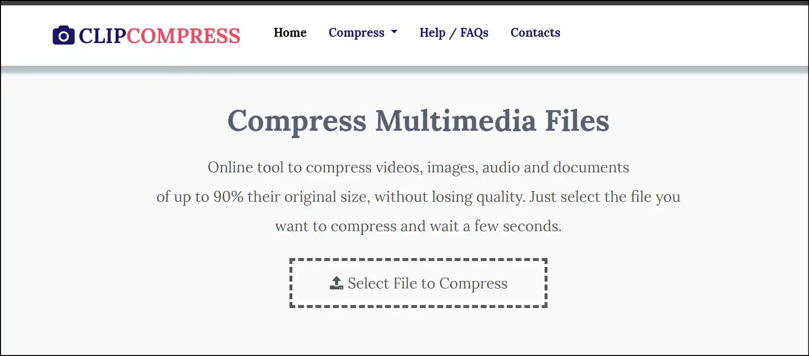 Upload your Excel files on ClipCompress to reduce excel file size