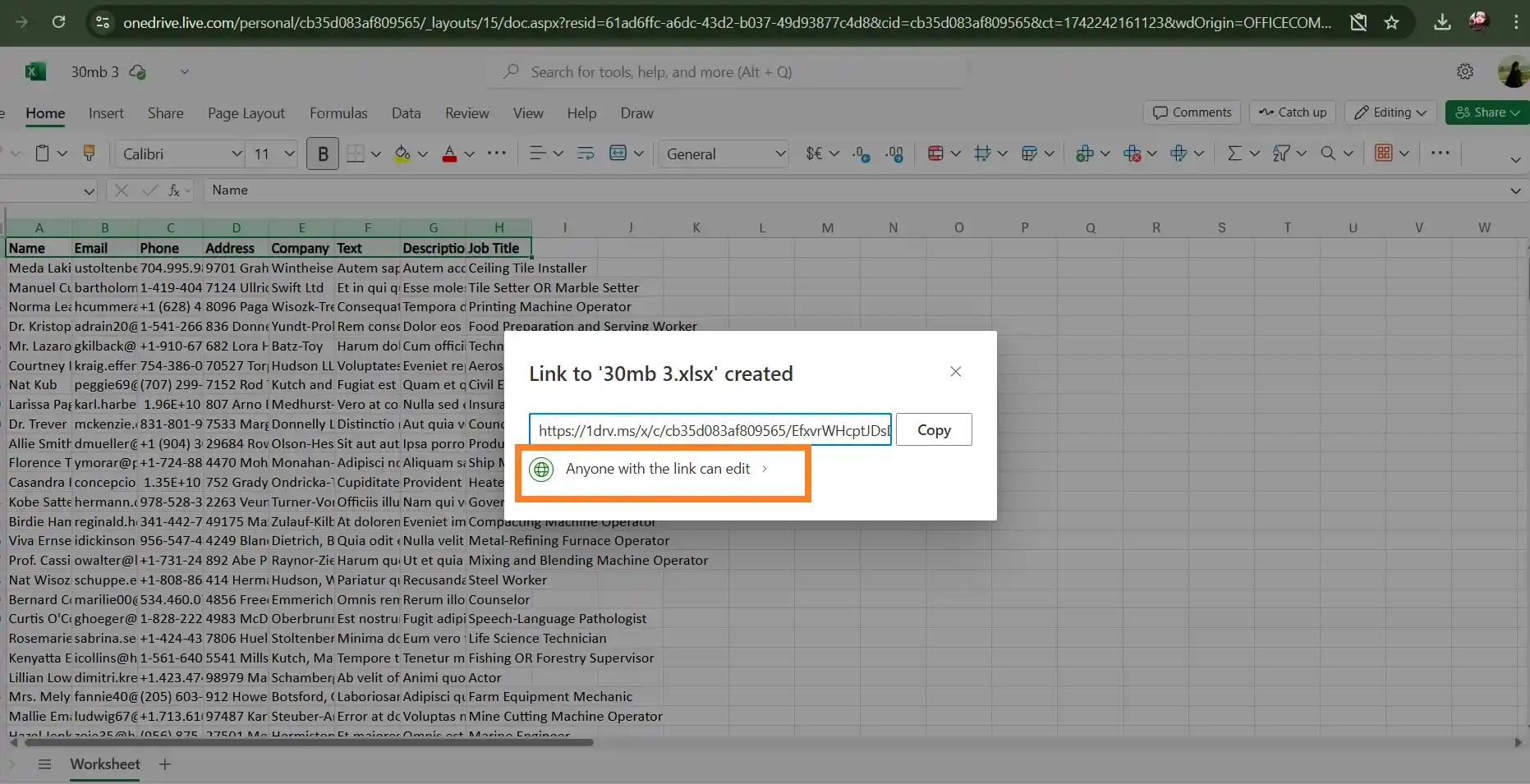Manage you file link by adding customization