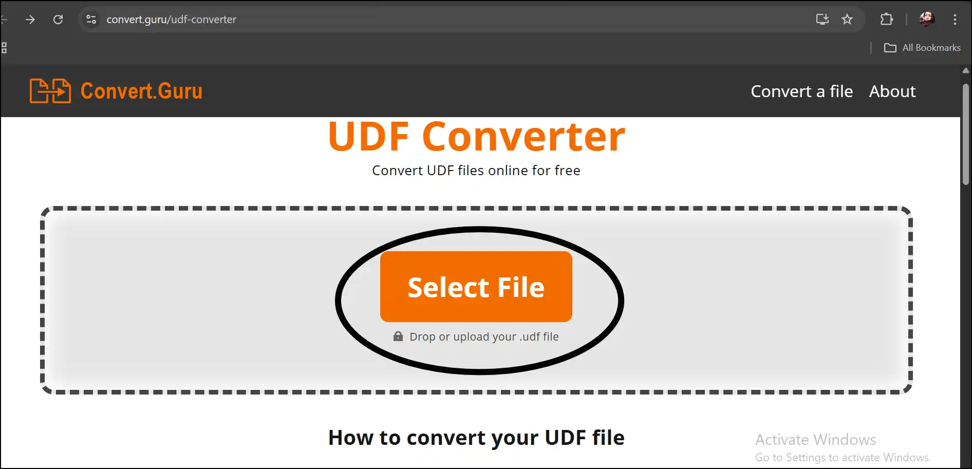Visit Convert.Guru to open Udf file online free