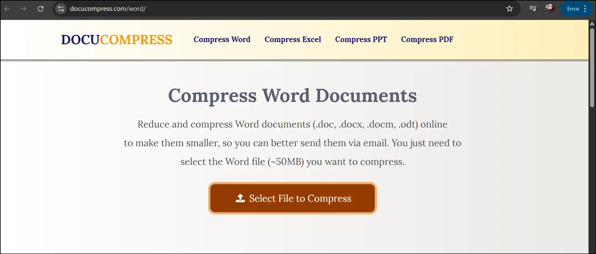 Docucopress interface
