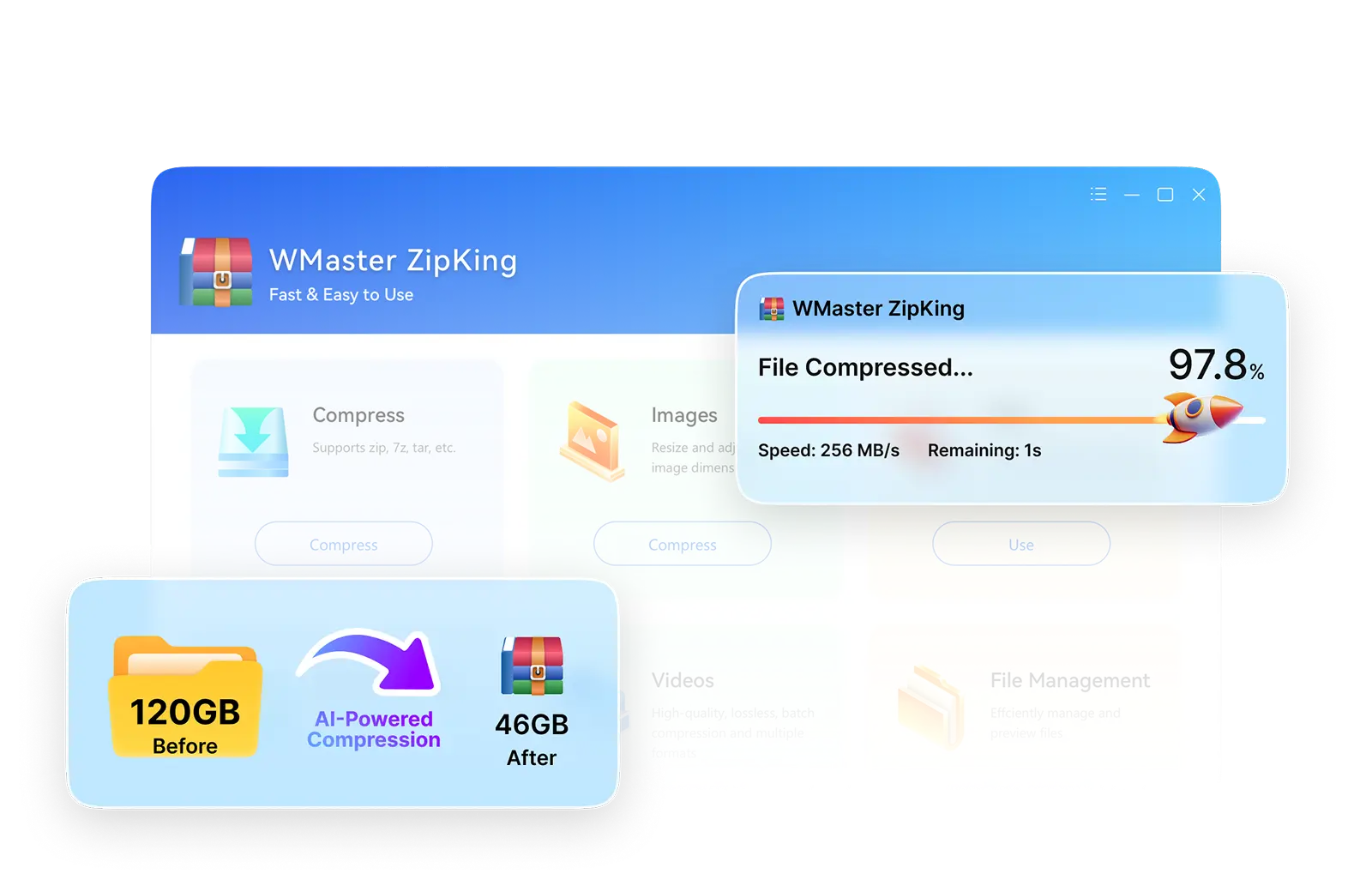 Powerful And Free File Compressor Fast Secure Space Saving