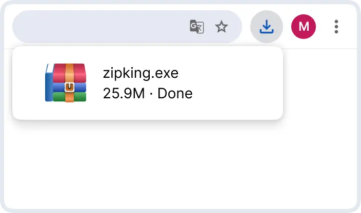 Step1: Open ZipKing