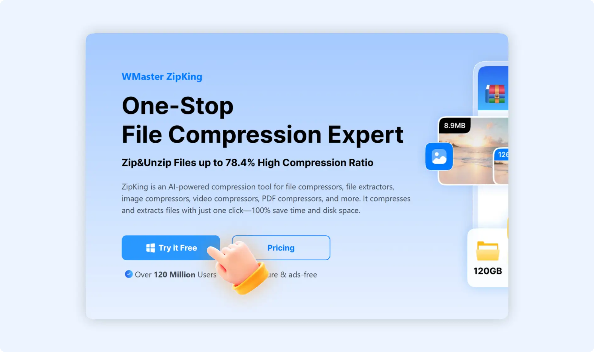 go to the ZipKing official site to download ZipKing latest version