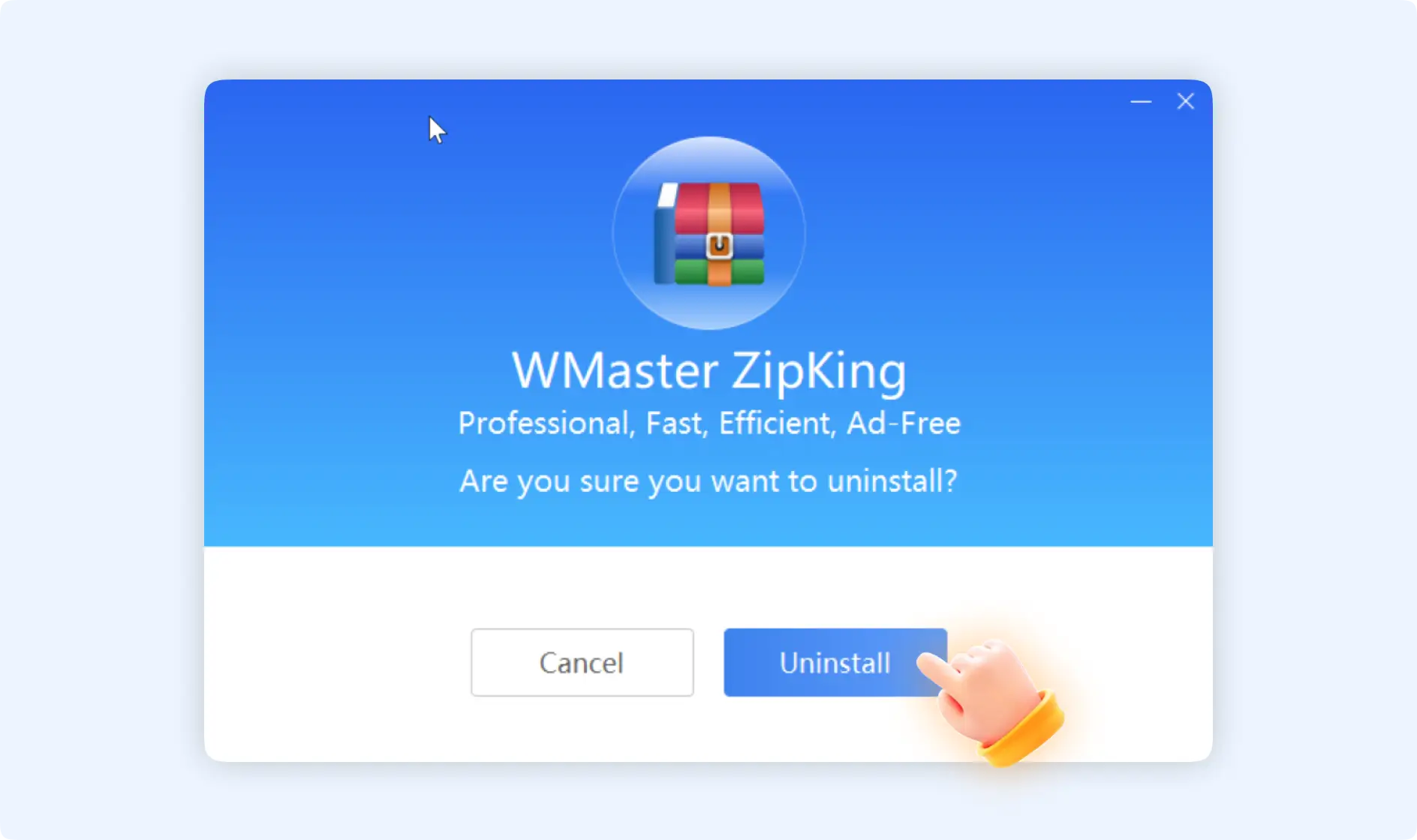 Click uninstall